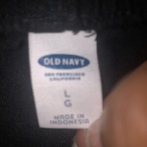 Black Old Navy size lrg Lenin pants great for summer nights..